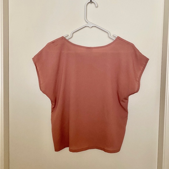 H.I.P Pink Short Sleeve Cut Out Top Small - Picture 2 of 8